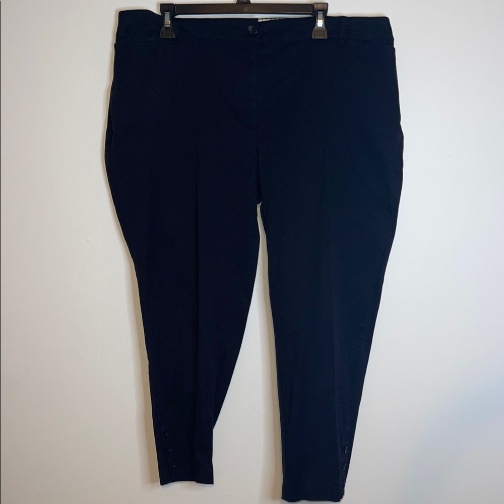 Talbots Perfect Crop Black Size 18W